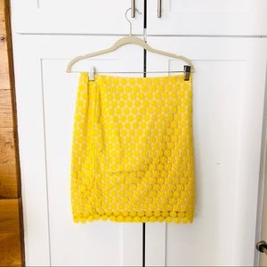TALBOTS SUNFLOWER YELLOW SKIRT